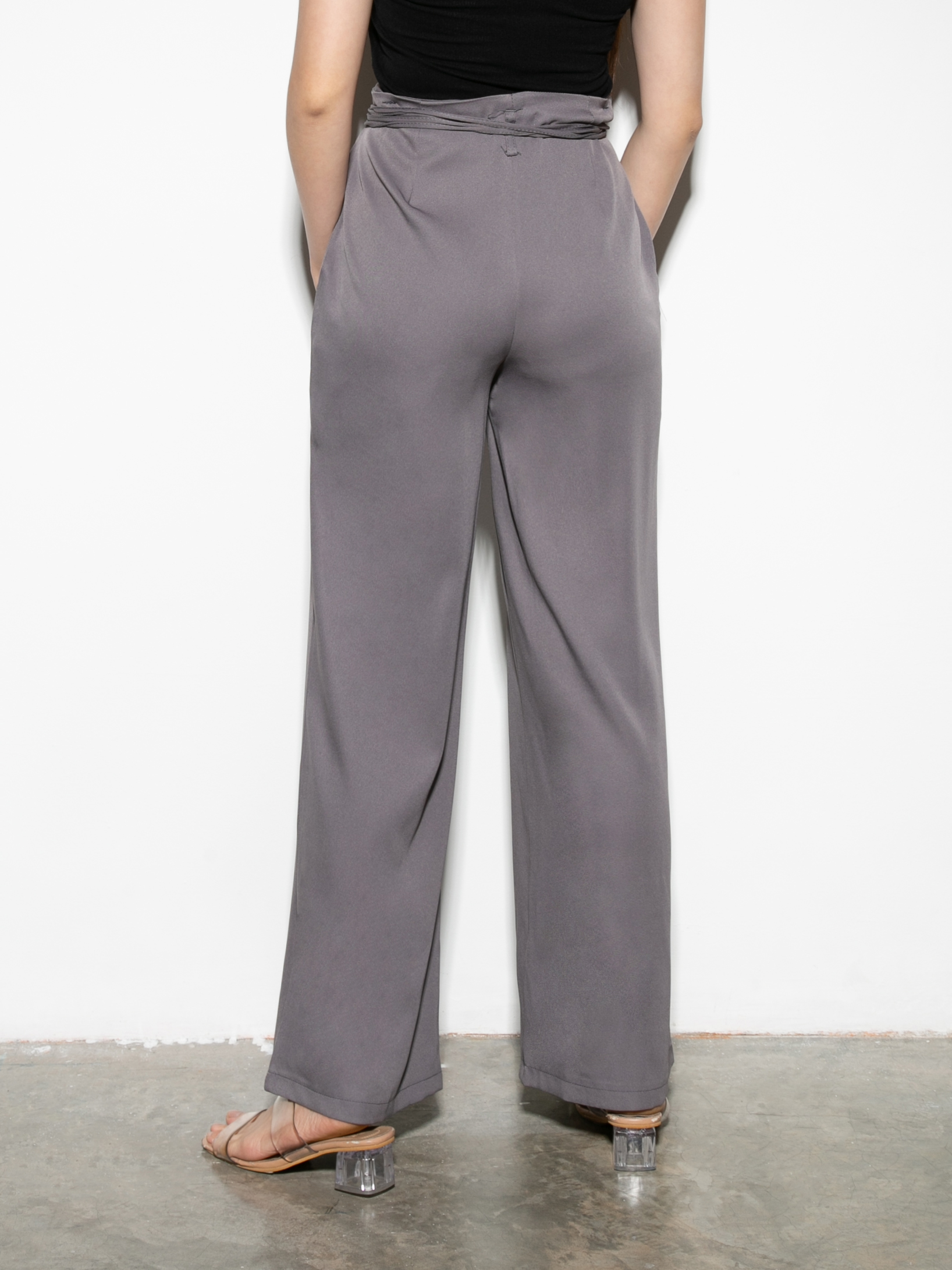 High Waist With Strap Long Pants 28210