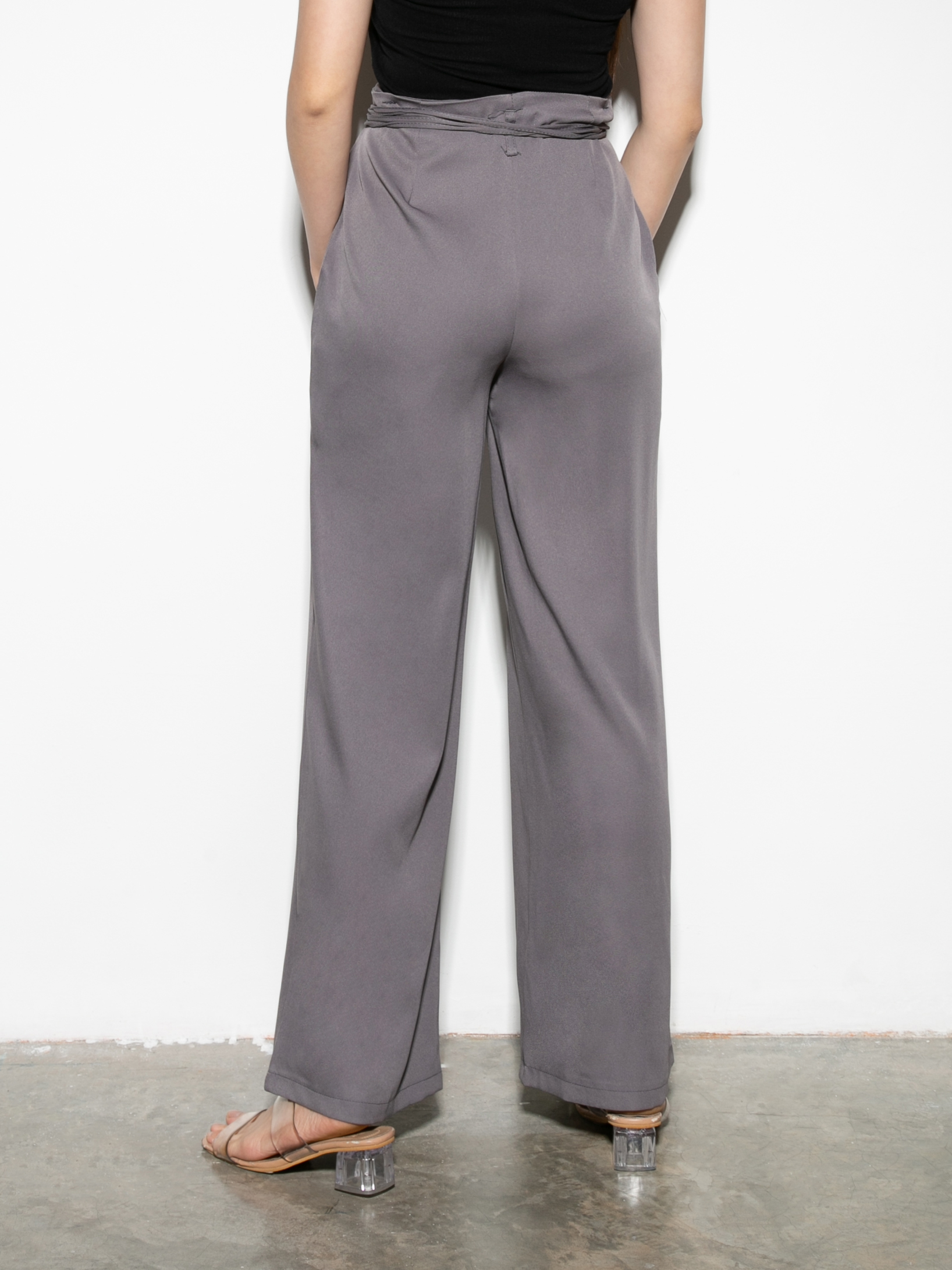 High Waist With Strap Long Pants 28210