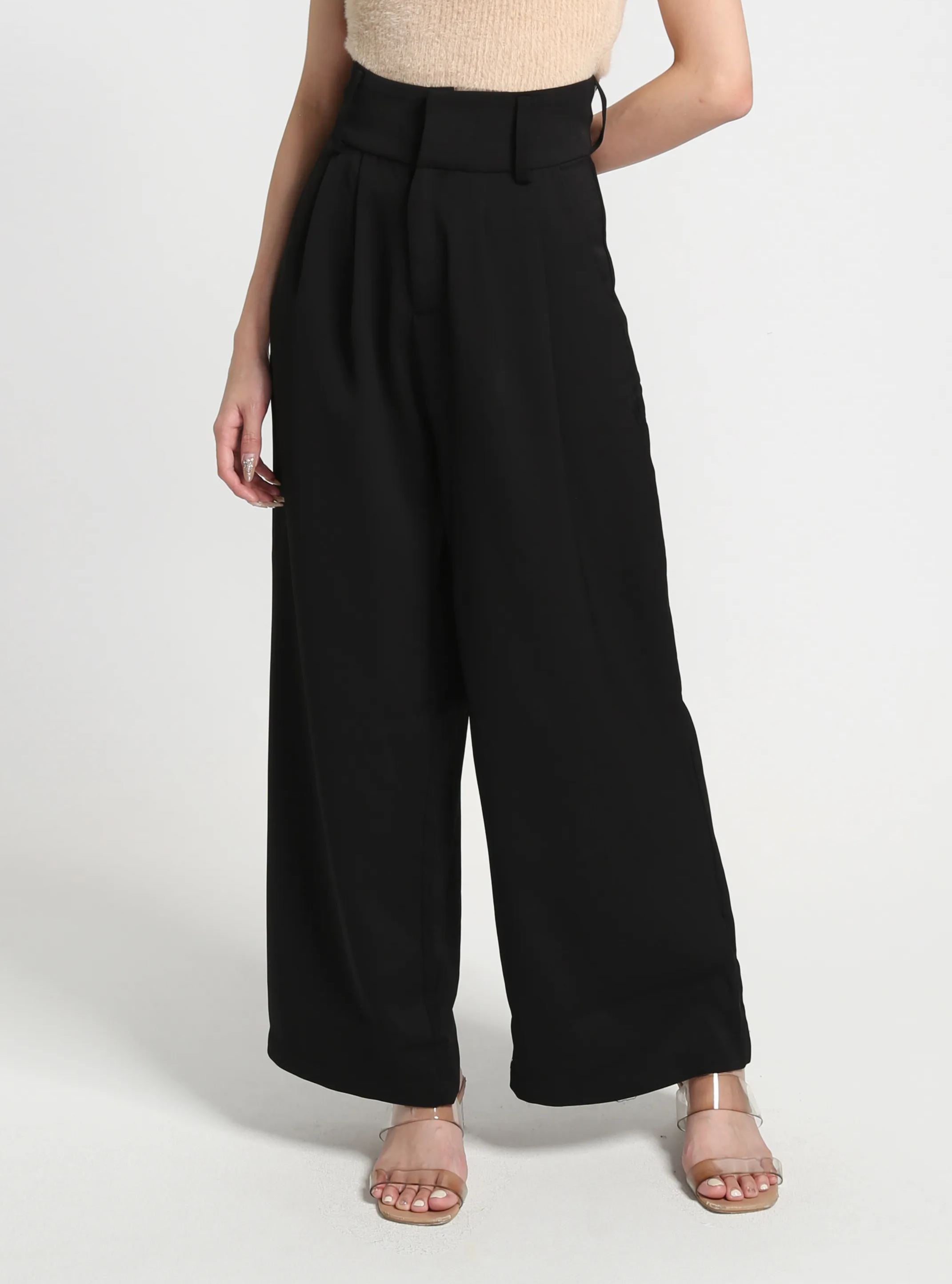 High Waist Wide Leg Long Pants 27429