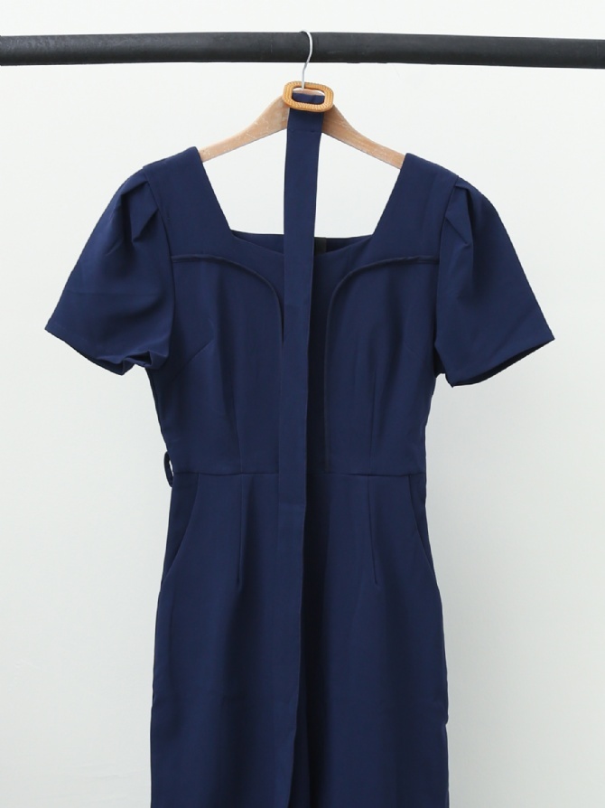 Square Neck Dress 15205