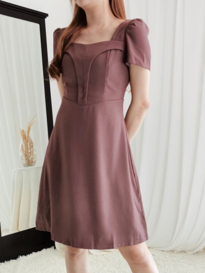 Formal Short Sleeve Dress 24571