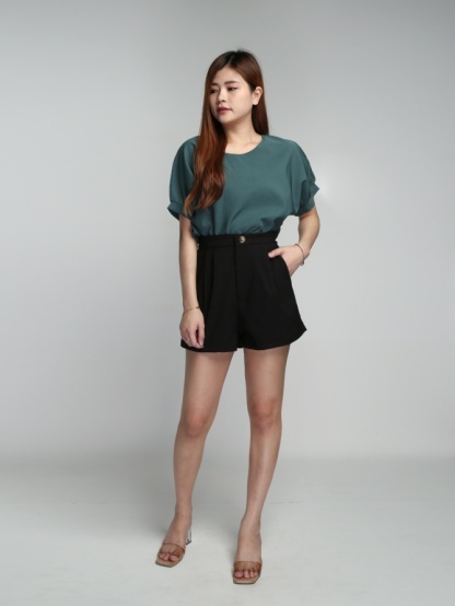 Dolman Short Sleeve Set 15894