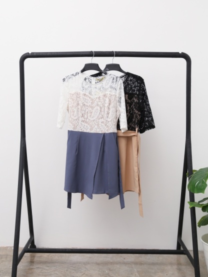 Lace Side Split Jumpsuit 15251