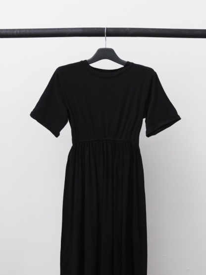 Plain Basic With Belt Dress 15349
