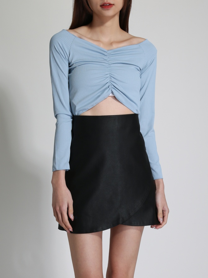 Wrap Skirt Pants 24226