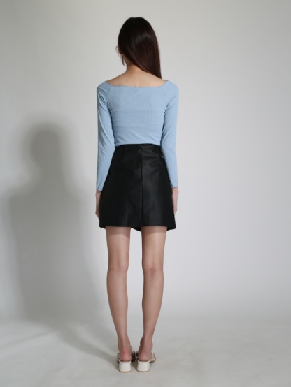 Wrap Skirt Pants 24226