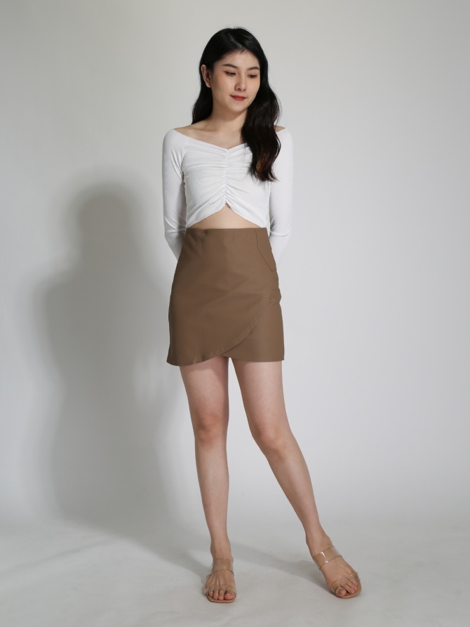 Wrap Skirt Pants 24226