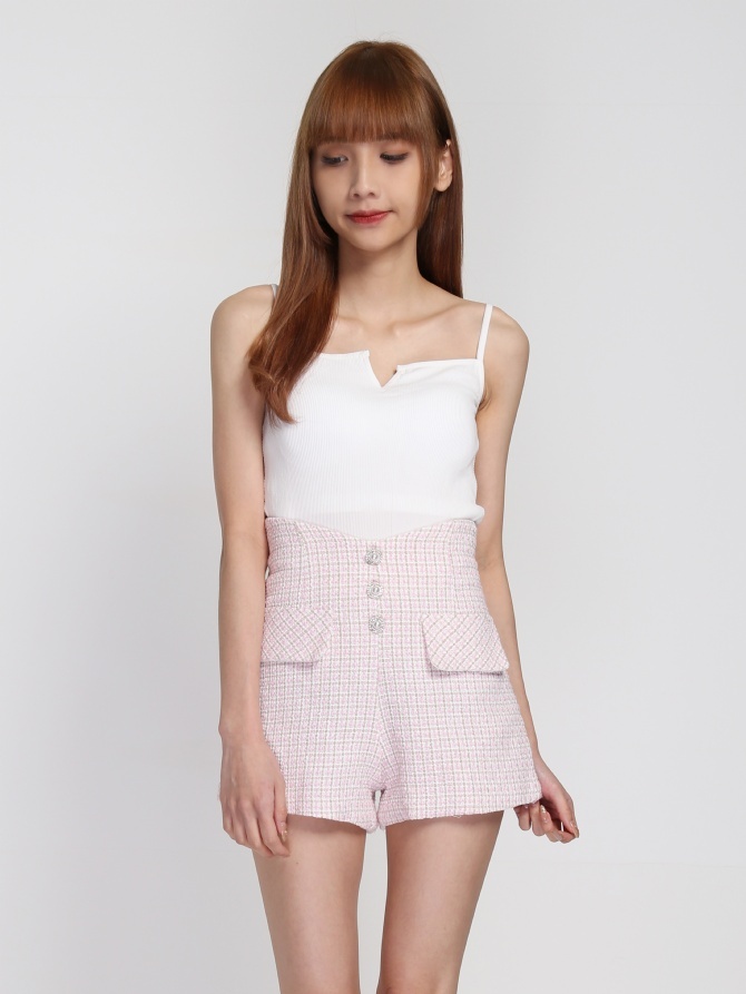 Spaghetti Strap With Chest Pad Top Bra 21404