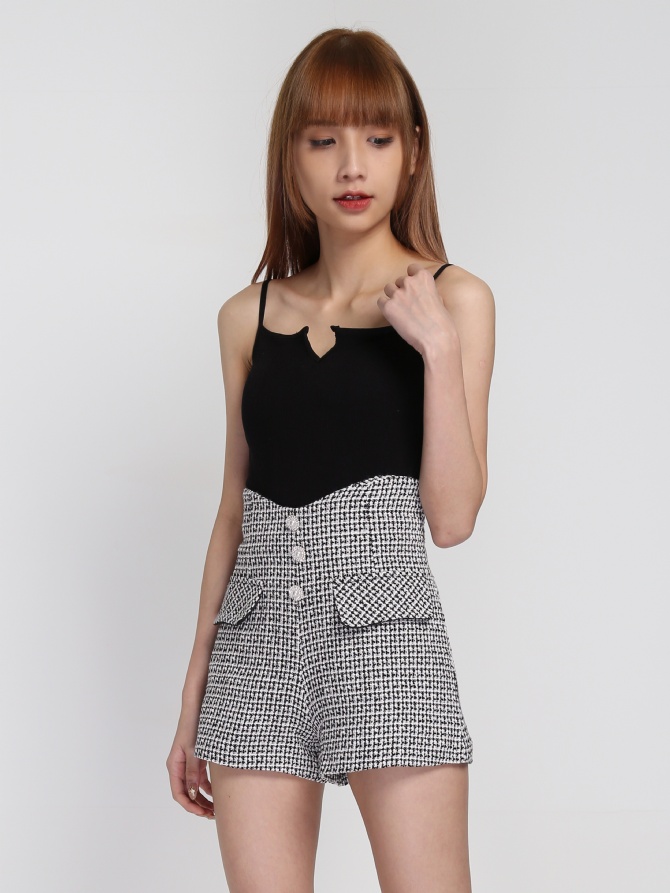Spaghetti Strap With Chest Pad Top Bra 21404
