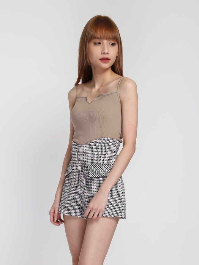 Spaghetti Strap With Chest Pad Top Bra 21404