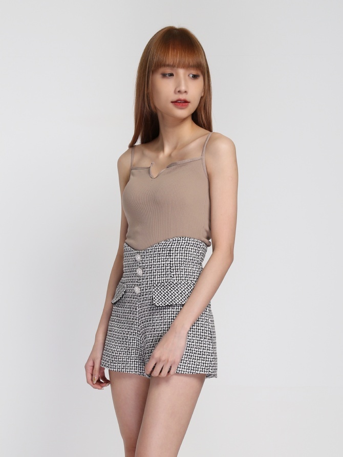 Spaghetti Strap With Chest Pad Top Bra 21404
