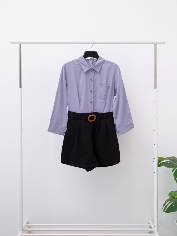 Two Tone Formal Jumpsuit 15384