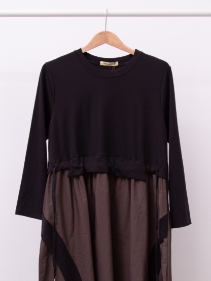 Polyester Long Sleeve Dress 15469