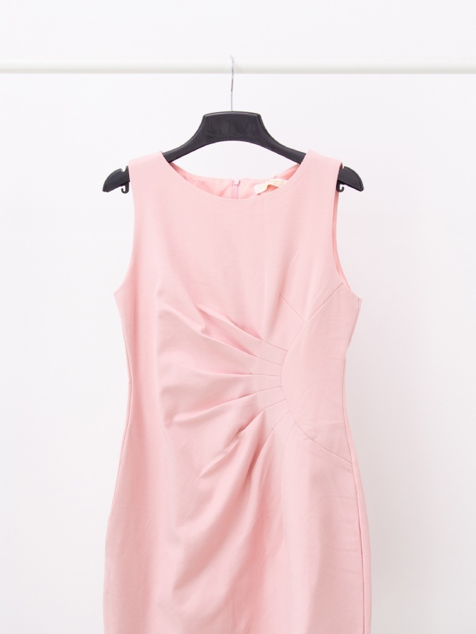 Pleated Sleeveless Dress 15653