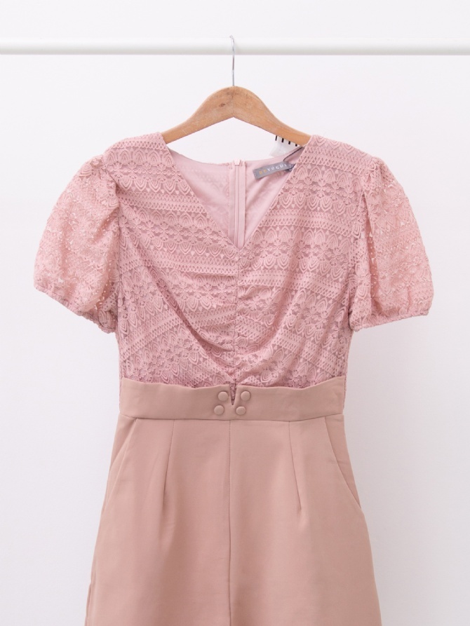 Two Tone Lace Jumpsuit 15660