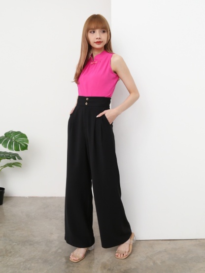 Sleeveless Plain Top 23678