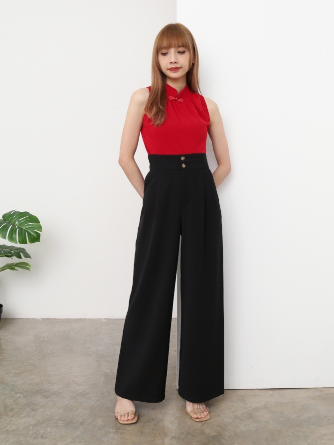 Sleeveless Plain Top 23678