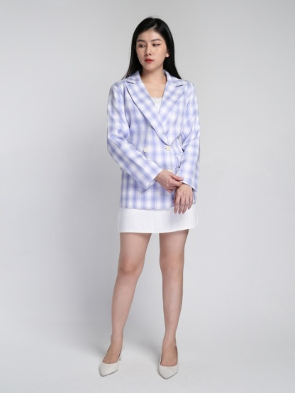 Korean Style Checker Blazer 16006