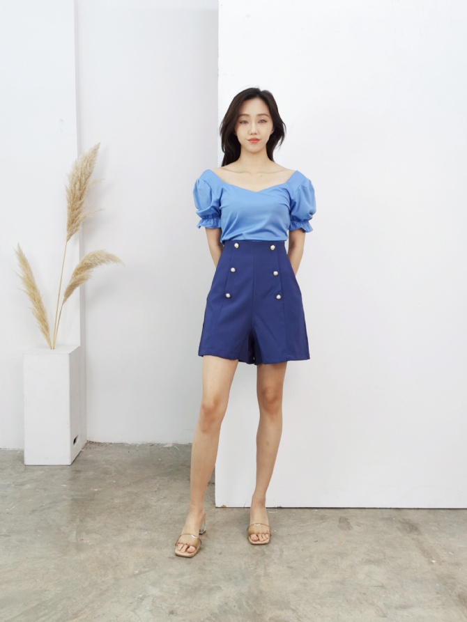 Puff Sleeve Top 16231