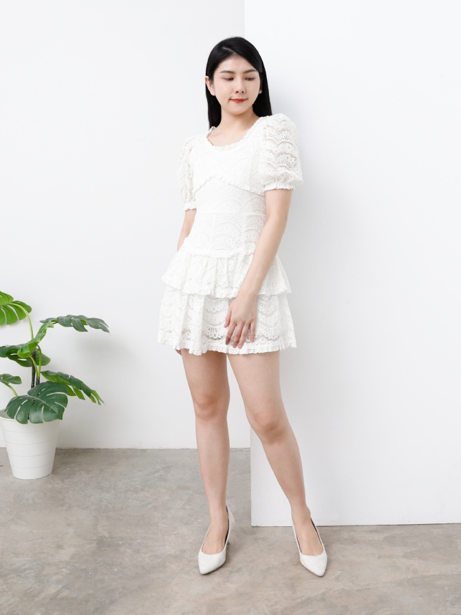 Lace Layered Dress 25129