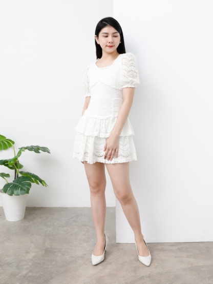 Lace Layered Dress 25129
