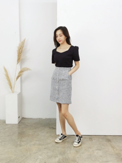 Formal Short Sleeve Top 16226