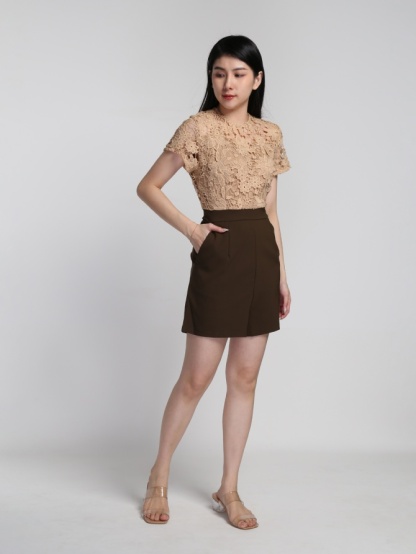 Two Tone Lace Jumpsuit 16220