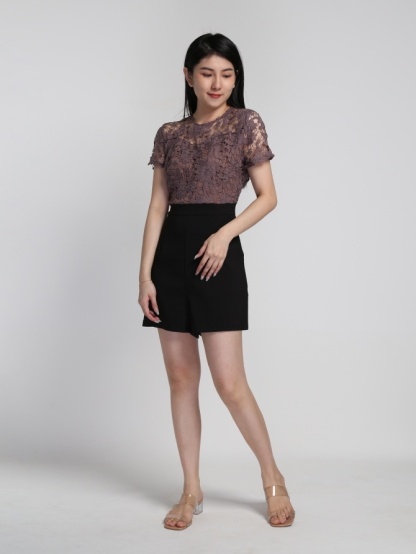 Two Tone Lace Jumpsuit 16220