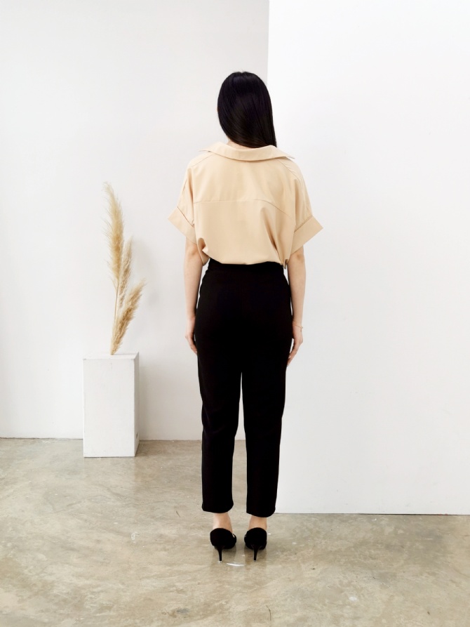 Suit Side Pocket Long Pants 24877