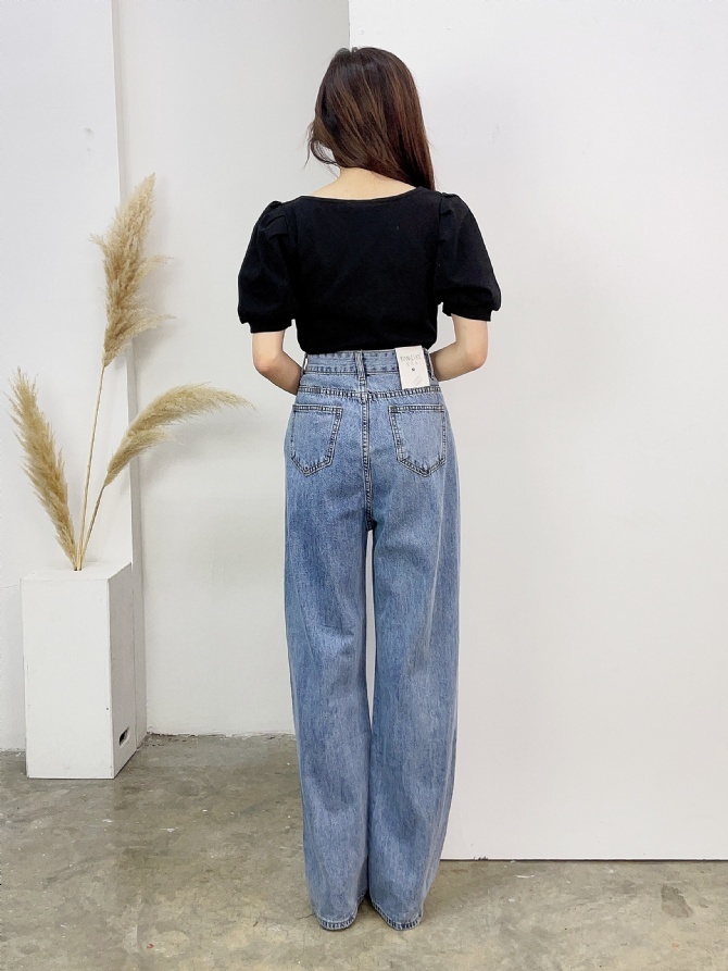 Denim Side Love Long Pants 17282