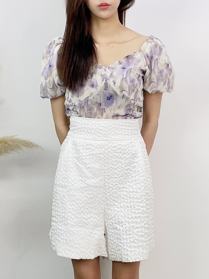 Wave Design Short Pants 16307