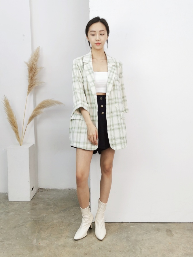 Collar Formal Outerwear 16898