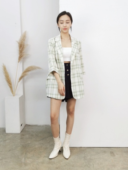 Collar Formal Outerwear 16898