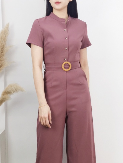 Formal With Front Button Jumpsuit 16884