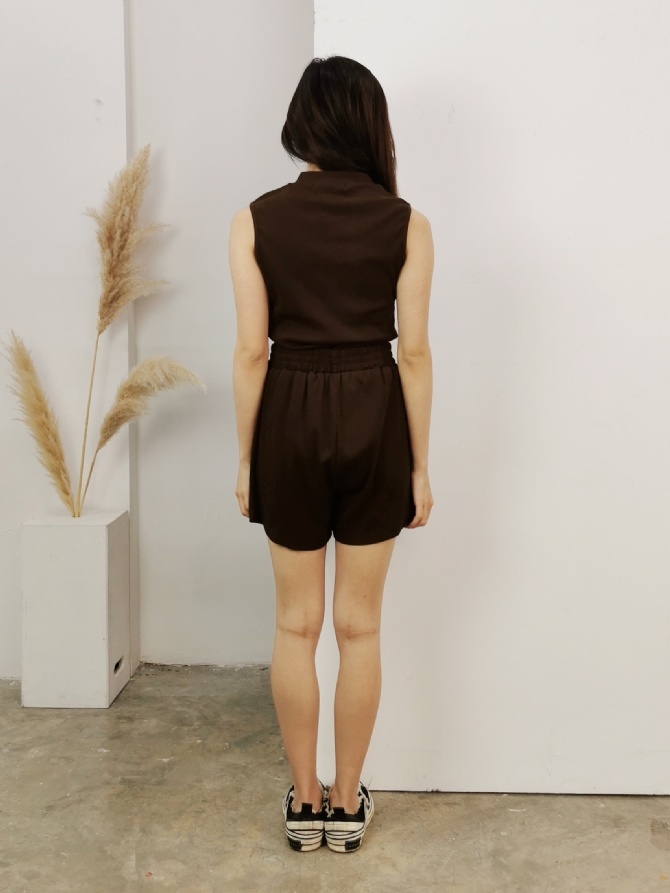 Sleeveless Front Button Set 21151