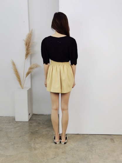 High Waist Waist Stretchable Short Pants 22537