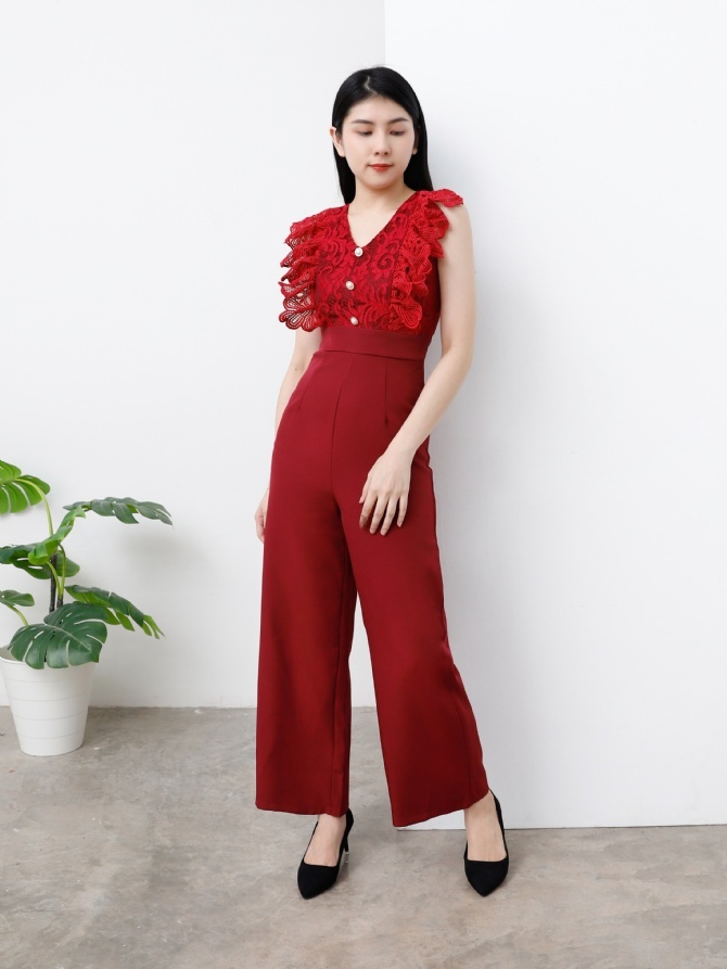 Ruffles Lace Jumpsuit 25140