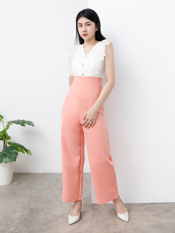 Ruffles Lace Jumpsuit 25140