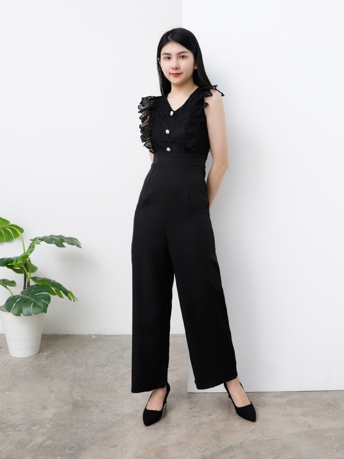 Ruffles Lace Jumpsuit 25140