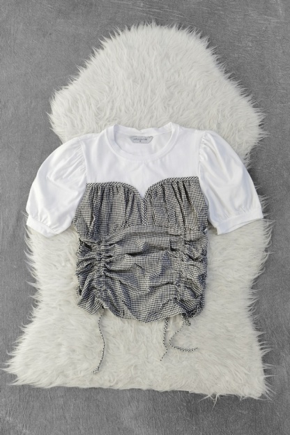 Fake Two Piece Top 9821