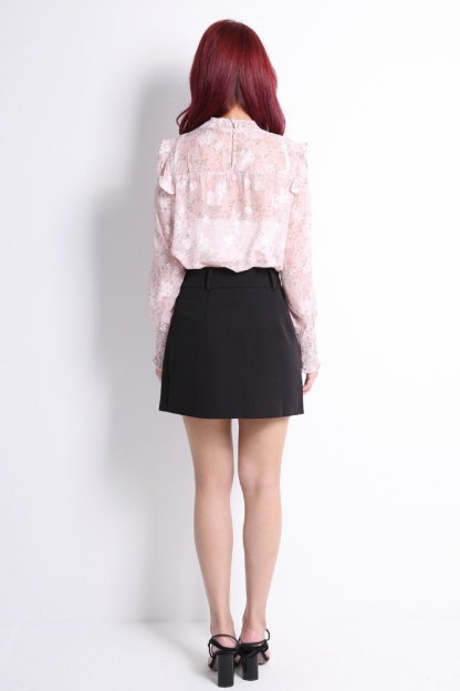 Button Mini Skirt 10794