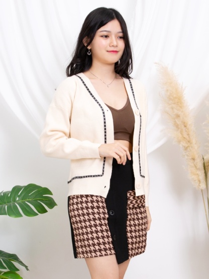 Houndstooth Skirt 11276