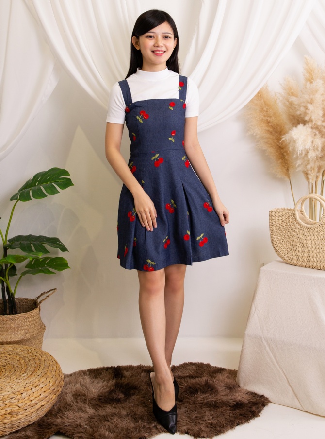 Cherry Strap Dress 12000