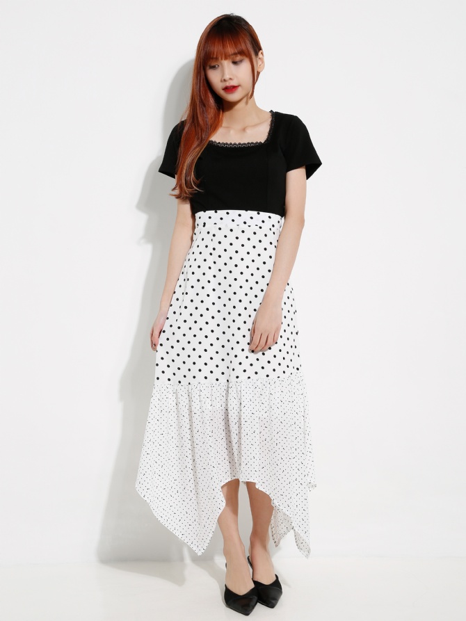 Polka Dot Skirt 12923