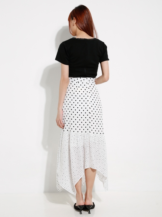 Polka Dot Skirt 12923