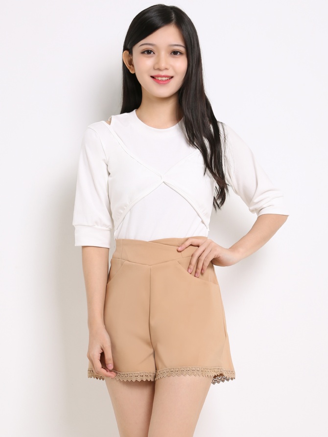 Lace Basic Short Pants 13742