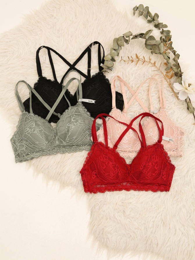 Back Cross Lace Bra 13985