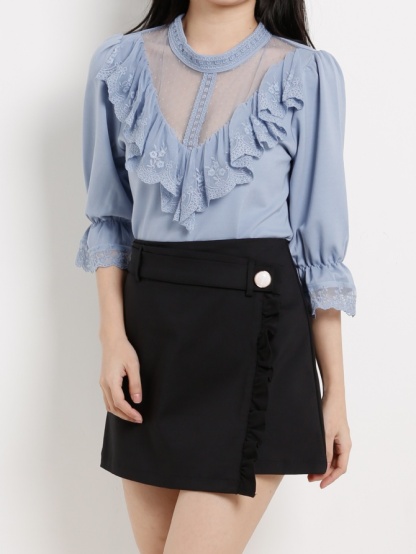 Ruffle Blouse 13438
