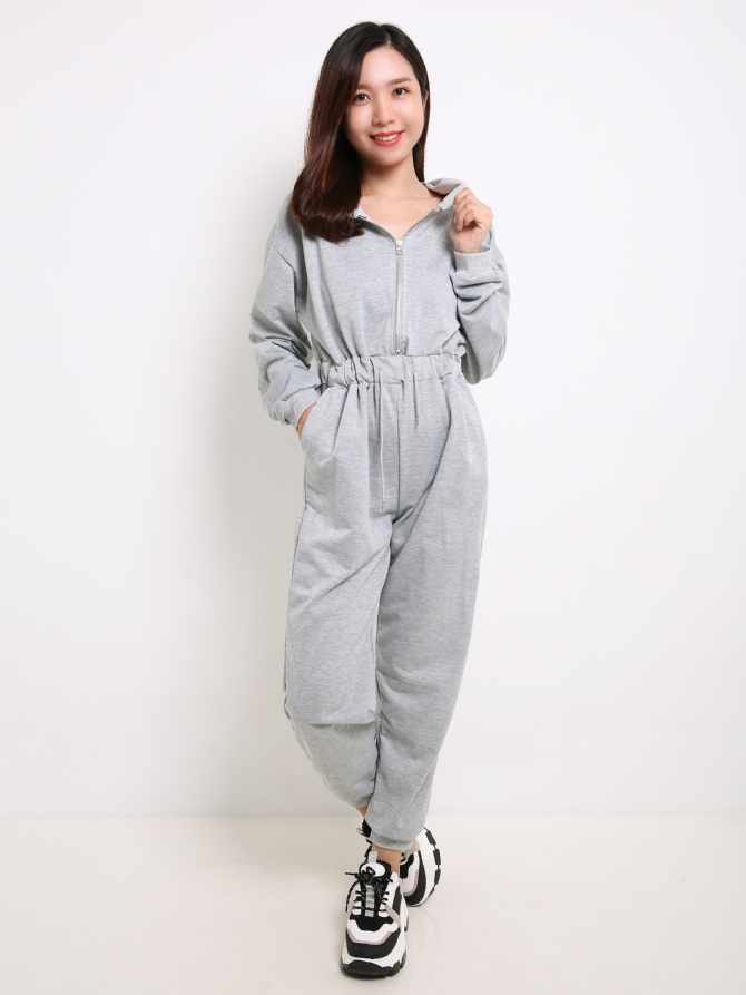 Front Zip Top Jumpsuit 14615