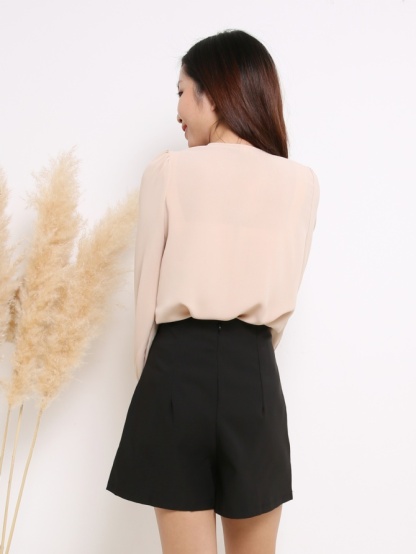 Square Neck With Front Button Top 14919